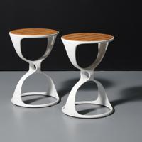 Pair of Michael Sean Stolworthy TRANSCEND Occasional Tables - Sold for $1,408 on 11-16-2025 (Lot 894).jpg